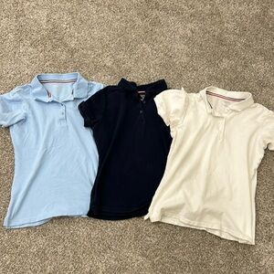 3 school uniform polos